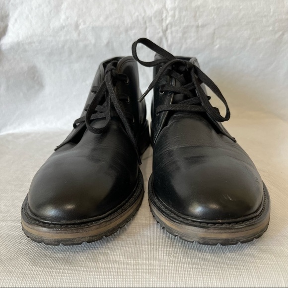 Andrew Marc Black Leather Chukka Boots main image 4